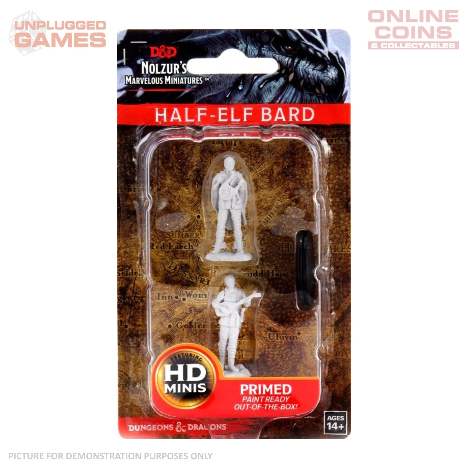 Dungeons & Dragons Nolzurs Marvelous Unpainted Miniatures - Half-Elf Bard